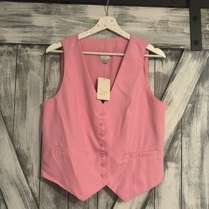 NWT pink vest from target
